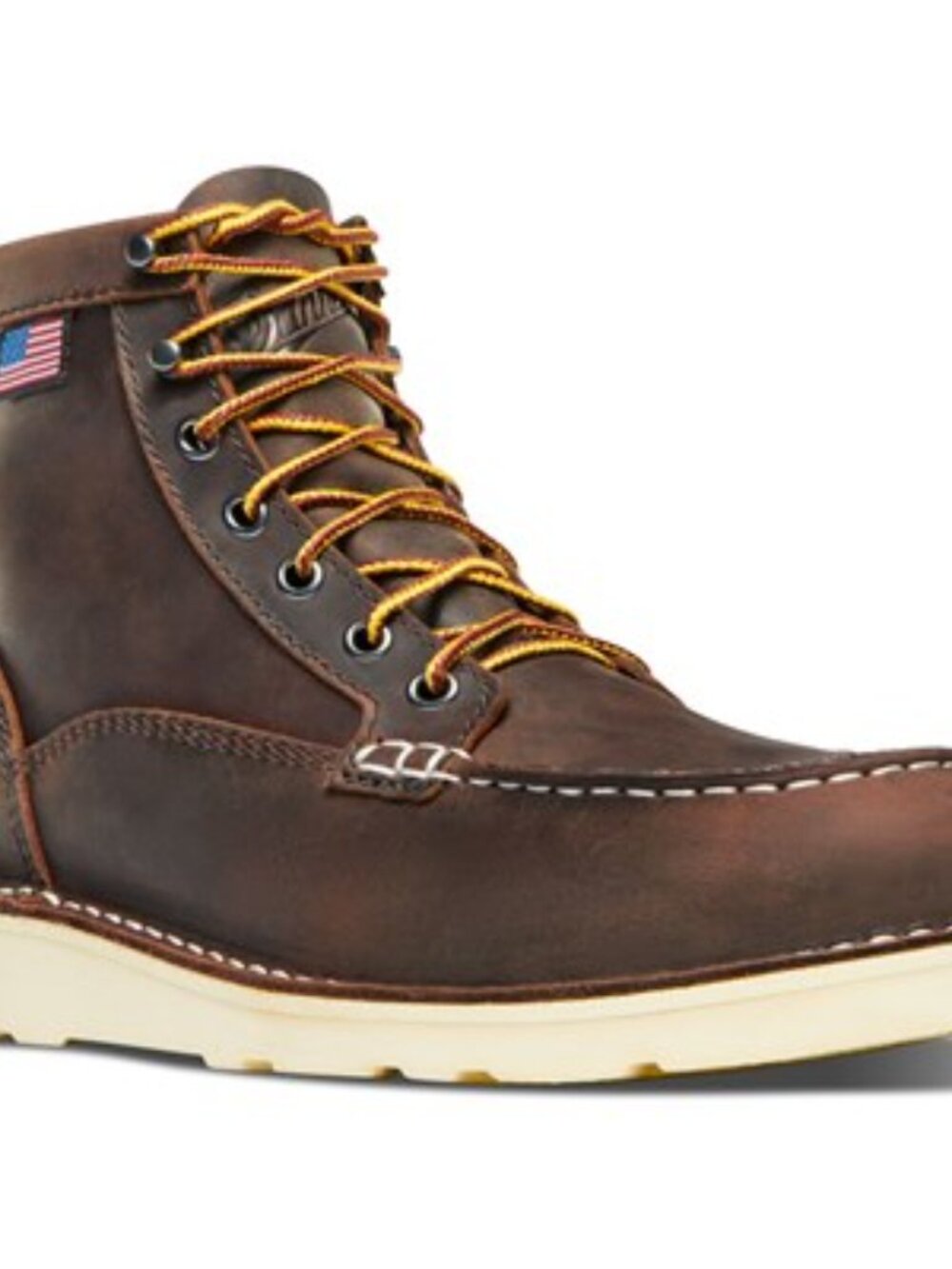 Danner - Women's Bull Run Moc Toe 6" ST Boots, size 7.5 US womens, color brown.